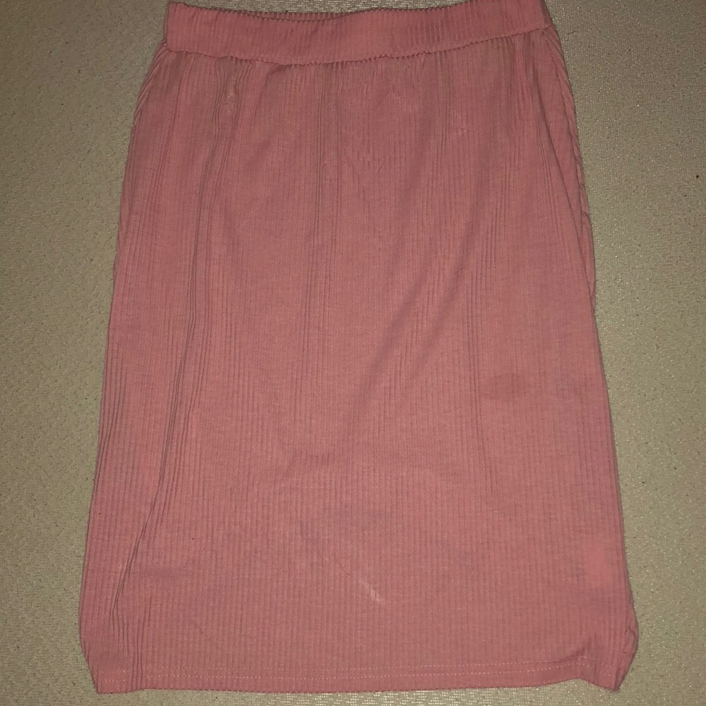 Pink body con skirt